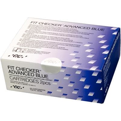GC America Fit Checker Advanced Blue Cartridge Package, 2 x 48 mL, Blue, 004905 thumbnail 12