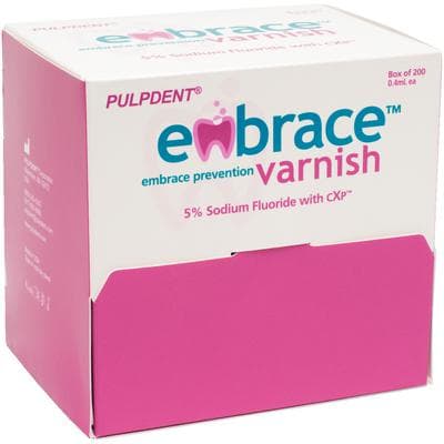 Embrace Varnish 5% Sodium Fluoride with CXP, Unit Dose, 0.4 ml, Bubble Gum, 50/Pk, FV50 thumbnail 22