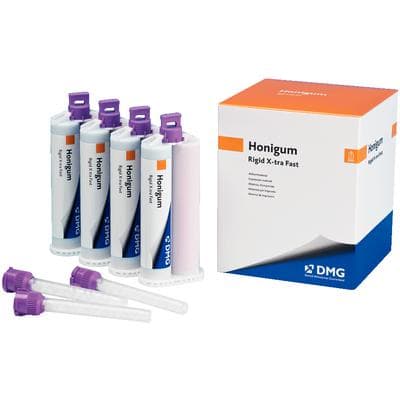 Honigum Automix Rigid X-tra Fast Impression Material, 50ml Cartridges, Pack of 4 with 8 Mixing Tips thumbnail 7
