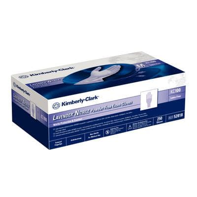 Halyard KC100 Lavender Nitrile Exam Gloves, Powder-Free, Latex-Free, Small, 250/Box, 52817 thumbnail 12