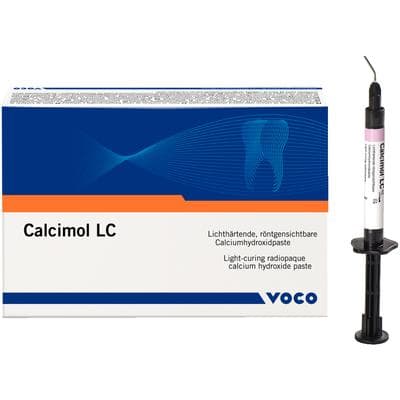 VOCO Calcimol LC Light-Cure Calcium Hydroxide Liner Paste, Radiopaque, 2.5g NDT Syringe, 2/Pk, Ref 1307 thumbnail 11