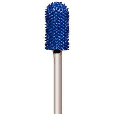 Typhoon® Tungsten Carbide Bur, Ball Nose, 5/16" Head Diameter, 1/2" Head Length, 3.18 mm (1/8") Shank, Fine Grit (Blue) - Typhoon® Tungsten Carbide Burs, Ball Nose - Ball Nose – 5/16" Head Diameter, 1/2" Head Length, 3.18 mm (1/8") Shank, Fine Grit (Blue) - Image 1