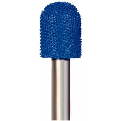 Typhoon® Tungsten Carbide Bur, Ball Nose, 9/16" Head Diameter, 3/4" Head Length, 6.4 mm (1/4") Shank, Fine Grit (Blue) - Typhoon® Tungsten Carbide Burs, Ball Nose - Ball Nose – 9/16" Head Diameter, 3/4" Head Length, 6.4 mm (1/4") Shank, Fine Grit (Blue) - Image 1