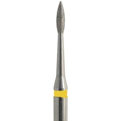 Meisinger 830LC-014-RAXL Extra Fine Long Pointed Football Diamond Bur, 1.4 mm, Right-Angle Latch, 5/Pack thumbnail 4