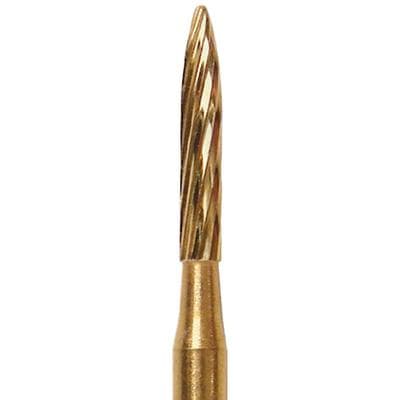 Microcopy NeoBurr Tungsten Carbide Trimming & Finishing Bur, Flame Shape, 12 Blades, FG, #H48L12, 1.2 mm Diameter, 8.0 mm Length, 25/Box thumbnail 5