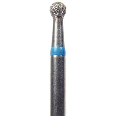 NeoDiamond® FG Diamond Bur, Round #801 (0118M), Medium Grit, Blue Ring, 1.8 mm Diameter, 1.6 mm Length, 25/Pkg thumbnail 6