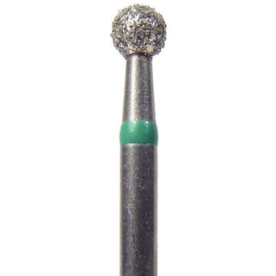 NeoDiamond® Crown/Bridge & Operative Diamond Burs – FG, Round, #801, Coarse, Green, 2.3 mm Diameter, 2.0 mm Length, 25/Pkg, 0123C thumbnail 5