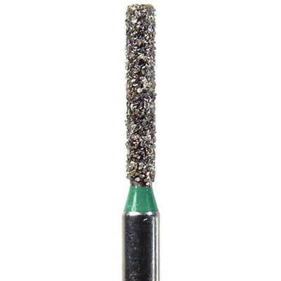 NeoDiamond® Disposable Diamond Bur, FG, Coarse, Flat End Cylinder, #835 (0712.7C), 1.2 mm Diameter x 7.0 mm Length, Green Ring, 25/Pkg thumbnail 5