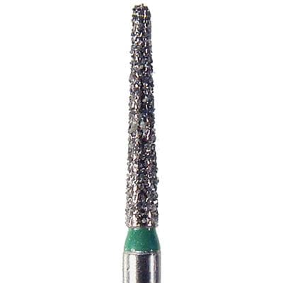 NeoDiamond Flat End Taper Diamond Bur, FG, Coarse Grit, Cone, 1.4 mm Diameter, 9.0 mm Length, 25/Pkg, 0914.9C thumbnail 5