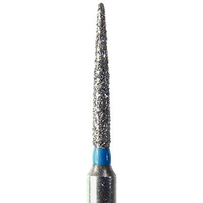 NeoDiamond® Crown/Bridge & Operative Diamond Burs – FG, Flame, Medium Grit, Blue Ring, #862 (1510.8M), 1.0 mm Diameter, 8.0 mm Length, 25/Pkg thumbnail 5