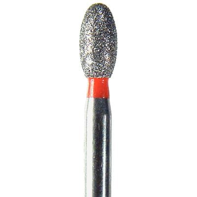 Microcopy NeoDiamond Disposable Diamond Bur, FG 1900F, Fine Grit, Egg/Football Shape, 2.3mm Diameter, 4.2mm Length, 25/Pack, 379-023 thumbnail 5