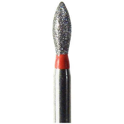 NeoDiamond® Crown/Bridge & Operative Diamond Burs – FG, Football, Fine Grit, Red Ring, #368, 2.0 mm Diameter, 5.0 mm Length, 25/Pkg, 1920F thumbnail 6