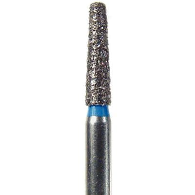 NeoDiamond® Crown/Bridge & Operative Diamond Burs – FGSS, 25/Pkg - Medium, Blue, Modified Flat Tapered End, # 846, 1.6 mm Diameter, 6.0 mm Length thumbnail 5
