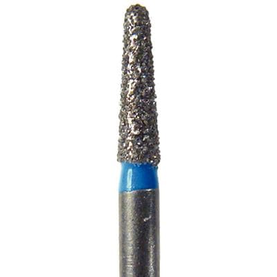 NeoDiamond® Round End Taper Diamond Bur, FG Short Shank, Medium Grit, Blue Ring, #855, 1.6 mm Diameter, 6.0 mm Length, 25/Pkg, 1116.6MS thumbnail 5