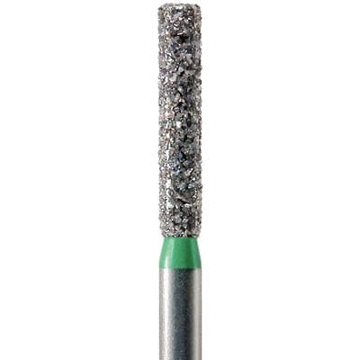 NeoDiamond® Crown/Bridge & Operative Diamond Burs – FG, Coarse, Green, Flat End Cylinder, #837, 1.6 mm Diameter, 8.0 mm Length, 25/Pkg, 0716.8C thumbnail 5