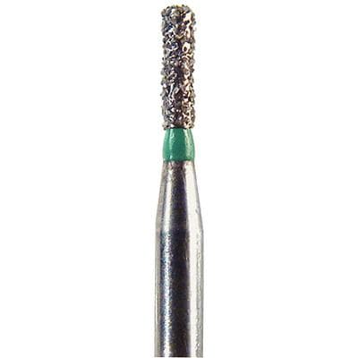 NeoDiamond® Crown/Bridge & Operative Diamond Burs – FGSS, 25/Pkg - Coarse, Green, Cylinder Flat End, # 835, 1.0 mm Diameter, 4.0 mm Length thumbnail 5