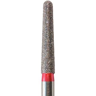 Microcopy NeoDiamond Disposable Diamond Bur, FG 1118.9F (856L-018), Fine Grit, Round End Taper, 1.8 mm Head Diameter, 25/Pack thumbnail 5