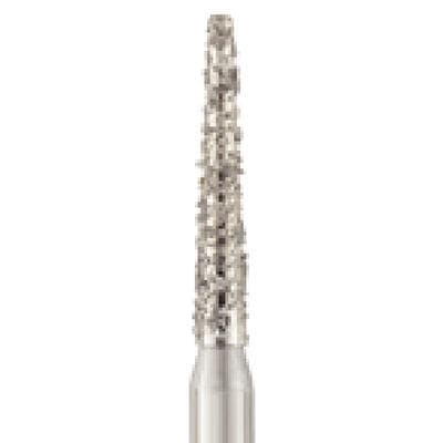 Patterson® Disposable Diamonds – FG, Fine, Red, Round End, 25/Pkg - # 856-014F, 1.4 mm Diameter, 8.0 mm Length - Patterson® Disposable Diamonds – FG, Fine, Red, Round End, 25/Pkg - # 856-014F, 1.4 mm Diameter, 8.0 mm Length - Image 1