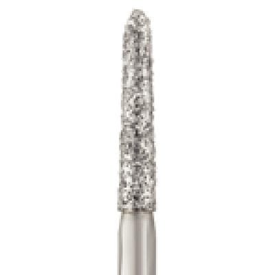 Patterson® Disposable Diamond Bur, FG, Fine Grit, Red Ring, Curettage Bevel End, 1.6 mm Diameter, 8.0 mm Length, 25/Pkg, #878K-016F - Patterson® Disposable Diamonds – FG, Fine, Red, Curettage Bevel End, 25/Pkg - # 878K-016F, 1.6 mm Diameter, 8.0 mm Length - Image 1