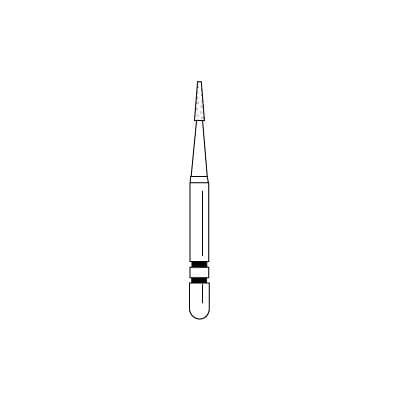 Premier Two Striper Interproximal Trimmer Diamond Bur, FG, Very Fine, #200.3VF, 5/Pkg, 2015052 thumbnail 9