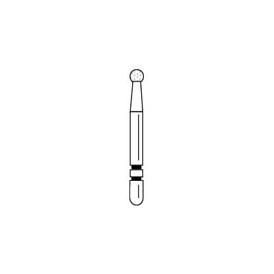 Two Striper® Diamond Bur, FG, Very Fine, Round, #120, 1.6 mm Diameter, 1.5 mm Length, 5/Pkg, 2015025 thumbnail 9