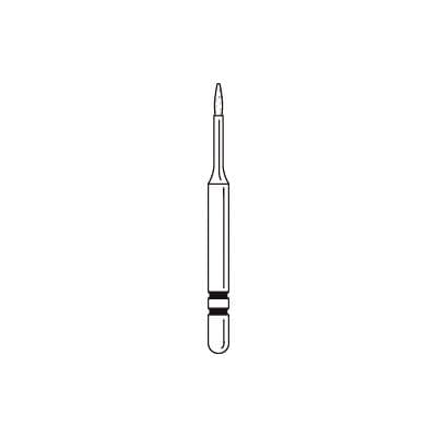 Premier Two Striper MicroPrep Diamond Bur, FG, Needle Shape MP89F, Fine Grit, 0.7 mm Diameter, 5/Pack, 2015958 thumbnail 8