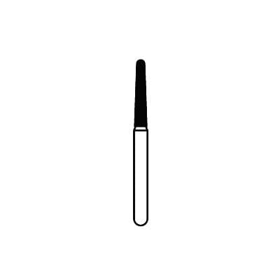 Solo Diamond™ Single-Use Diamond Burs – FG, Fine, Red, Cone Round End, 25/Pkg - # 856, 1.4 mm Major/0.9 mm Minor Diameter, 8.0 mm Head Length - Solo Diamond™ Single-Use Diamond Burs – FG, Fine, Red, Cone Round End, 25/Pkg - # 856, 1.4 mm Major/0.9 mm Minor Diameter, 8.0 mm Head Length - Image 1