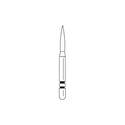Two Striper MFS Finishing Diamond Bur FG, Flame #265, MF2 Extra Fine (20 micron), Pink, 5/Pkg, 2015860 thumbnail 9