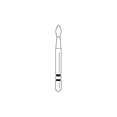 Two Striper MFS Finishing Diamond Burs, FG, Football, #292, 1.4 mm, MF1 Fine (45µ), Purple, 5/Pk, 2015865 thumbnail 9