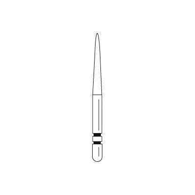 Two Striper MFS Finishing Diamond Burs, FG, Flame, #799, MF1 Fine, 1.6 mm, Purple, 5/Pk, 2015868 thumbnail 12
