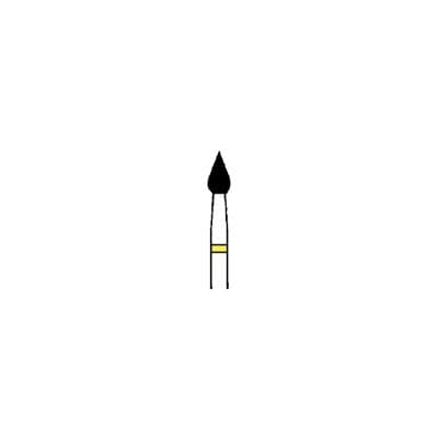 Shofu T&F Hybrid Diamond Points FG, Extra Fine Flame, 3.5 mm, Friction Grip, 254-016EF, 6/Pk - T&F Hybrid Diamond Points FG - Image 1
