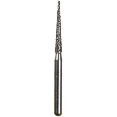 Spring Disposable Diamond Bur, FG #859, Fine Grit, Needle Point End, Red Ring, 1.4 mm Diameter, 10 mm Length, 25/Pkg thumbnail 3