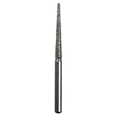 Spring Disposable Diamond Bur, Regular FG, Coarse, Green Ring, Cone Round End, #850, 1.2 mm Diameter, 11 mm Length, 10/Pkg - Spring Disposable Diamonds – Regular FG, Coarse, Green, Cone Round End - # 850, 1.2 mm Diameter, 11 mm Length, 10/Pkg - Image 1