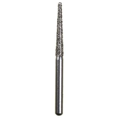 Spring Disposable Diamond Bur, Regular FG, Coarse, Green Ring, Cone Round End, #850, 1.4 mm Diameter, 10 mm Length, 10/Pkg - Spring Disposable Diamonds – Regular FG, Coarse, Green, Cone Round End - # 850, 1.4 mm Diameter, 10 mm Length, 10/Pkg - Image 1