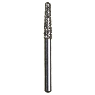 Spring Disposable Diamond Bur, Regular FG, Coarse, Green, Cone Round End, #855, 1.8 mm Diameter, 7 mm Length, 10/Pkg - Spring Disposable Diamonds – Regular FG, Coarse, Green, Cone Round End - # 855, 1.8 mm Diameter, 7 mm Length, 10/Pkg - Image 1