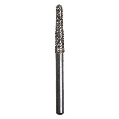 Spring Disposable Diamond Bur, Regular FG, Coarse, Green Ring, Cone Round End, #856, 1.8 mm Diameter, 9 mm Length, 10/Pkg - Spring Disposable Diamonds – Regular FG, Coarse, Green, Cone Round End - # 856, 1.8 mm Diameter, 9 mm Length, 10/Pkg - Image 1