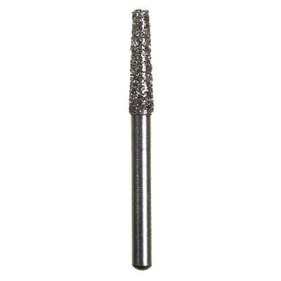 Spring Disposable Diamond Bur, Regular FG, Super Coarse, Black, Cone Flat End, #847, 1.8 mm Diameter, 8 mm Length, 10/Pkg - Spring Disposable Diamonds – Regular FG, Super Coarse, Black, Cone Flat End - # 847, 1.8 mm Diameter, 8 mm Length, 10/Pkg - Image 1