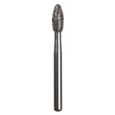 Spring FG Diamond Bur, Football Shape, Coarse Grit, Single-Use, Friction Grip, #368 (Old #285.5C), 25/Pkg thumbnail 4