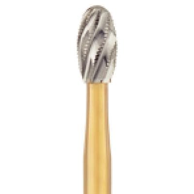 SS White Express Line Lab Metal Finishing Carbide Bur, Egg Shape, Friction Grip, #EL-2, 2.3 mm Diameter, 4 mm Length, 10/Pkg thumbnail 4