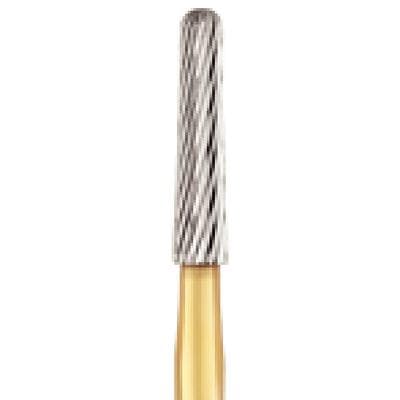 SS White Trimming & Finishing Carbide Bur, 20-Blade, Tapered Fissure, Round End, Friction Grip, #8676, 5/Pkg thumbnail 6