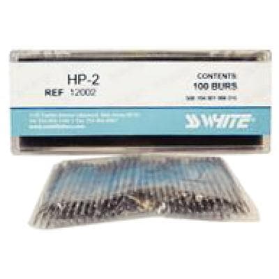 SS White HP1 Carbide Bur, Round #1, 0.8 mm Diameter, 0.6 mm Length, Standard Handpiece, 100/Pack thumbnail 8