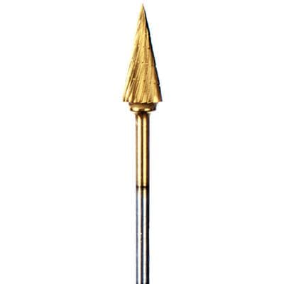 Abbott-Robinson 82T Cone TNT-Coated Dual Cut Carbide HP Burs, Regular Cut, Single Bur thumbnail 2