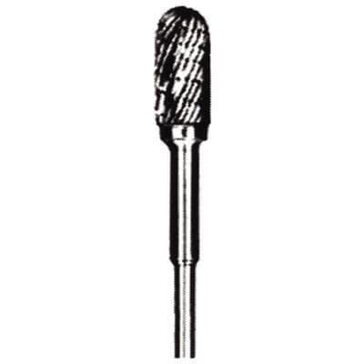 Abbott-Robinson® TNT™ Titanium Nitride Coated Carbide Bur, HP, Barrel Dual Cut, #88A, Regular Cut, Flat End, 2.35mm Shank, Single Bur thumbnail 4