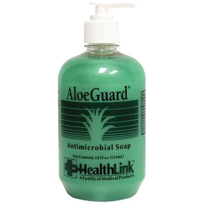 AloeGuard® Antimicrobial Soap, 18 oz Pump Bottle, Floral Scent - AloeGuard® Antimicrobial Soap - 18 oz Pump Bottle - Image 1