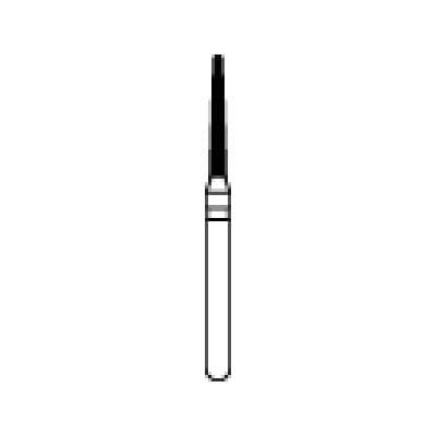 Midwest Once Sterile Diamond Bur 856-012C, Coarse, Taper Round End, Friction Grip, 1.2 mm Diameter, 8.0 mm Length, 25/Pk, 1856012C thumbnail 14