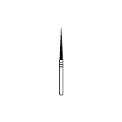 Midwest ONCE Sterile Diamond Bur 859-012C, Coarse, Needle, Friction Grip, 1.2 mm Diameter, 10.0 mm Length, 25/Pk, 1859012C thumbnail 6