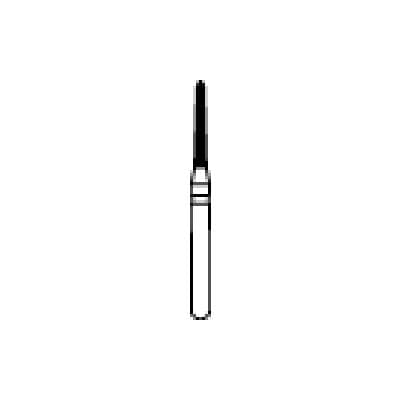 Midwest ONCE Sterile Single-Use Diamond Bur 878K-012M, Medium Grit, Taper Modified Bevel, FG, 1.2mm Diameter, 8.0mm Length, 25/Pk, 1878K012M thumbnail 5