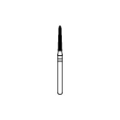 Midwest Once Single Use Diamond Bur, FG, Coarse, Cone, Taper Modified Bevel End, #879K-014, 1.4 mm Diameter, 10.0 mm Length, 25/Pkg, 1879K014C thumbnail 6