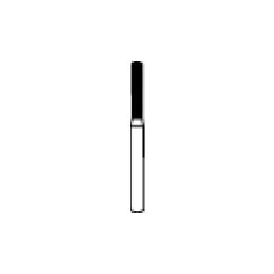 Midwest Once Single-Use Diamond Bur, FG, Coarse, Cylinder Round End, #881-012C, 1.2 mm Diameter, 7.0 mm Length, 25/Pk, 1881012C thumbnail 6