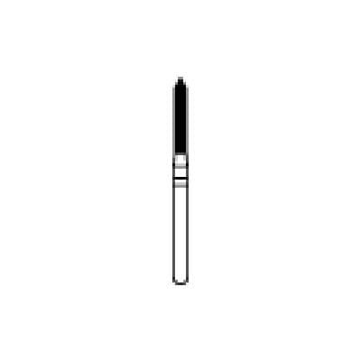 Midwest Once Single Use Diamond Bur – FG, Coarse, Cylinder Bevel End, #885, 1.6 mm Diameter, 8.0 mm Length, 25/Pkg, 1885016C thumbnail 5